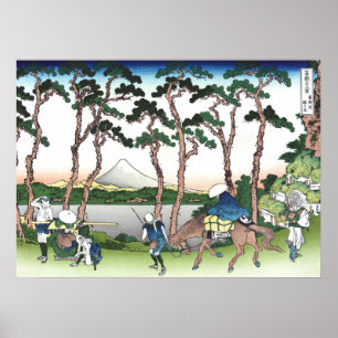 Póster Hodogaya en la autopista Tokaido