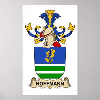 Póster Hoffmann Family Crest