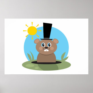 Póster Hog feliz