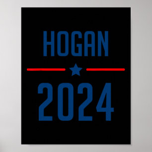 Póster Hogan Larry Hogan Presidente Republicano Patriota
