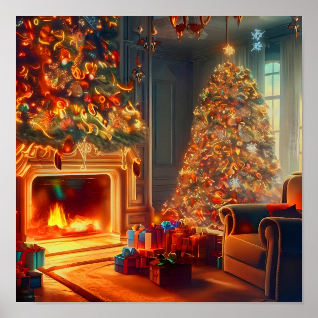 Póster Hogar con Navidades (Frente)