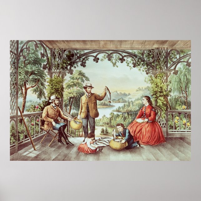 Póster Hogar de Brook, los pescadores afortunados (Frente)