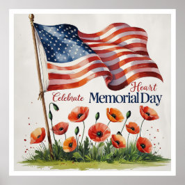 Póster Hogar de los libres, por los valientes trasfondo