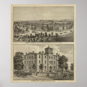 Póster Hogar de soldados voluntarios discapacitados