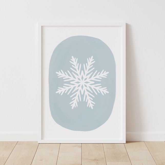 Póster Hogar de vacaciones con copo de nieve decorando ar (Subido por el creador)