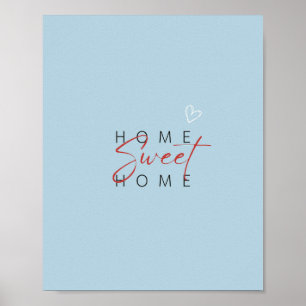 Póster hogar dulce