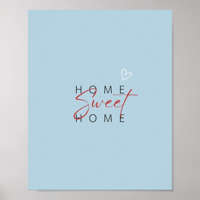 Póster hogar dulce (Frente)