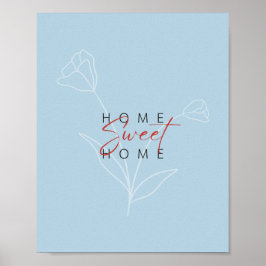 Póster hogar dulce