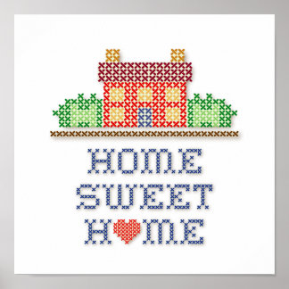 Póster Hogar dulce hogar