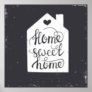 Póster Hogar dulce hogar
