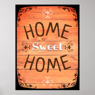 Póster Hogar dulce hogar