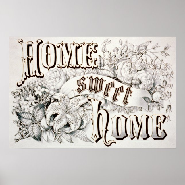 Póster Hogar dulce hogar (Frente)