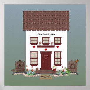Póster Hogar dulce hogar