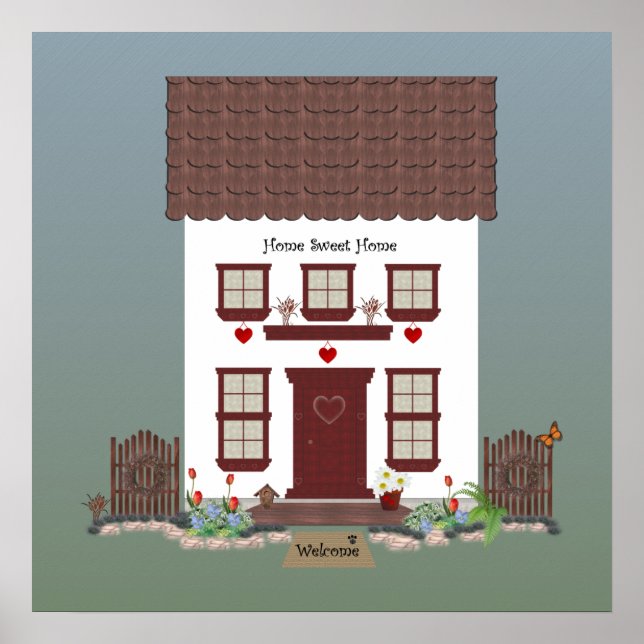 Póster Hogar dulce hogar (Frente)