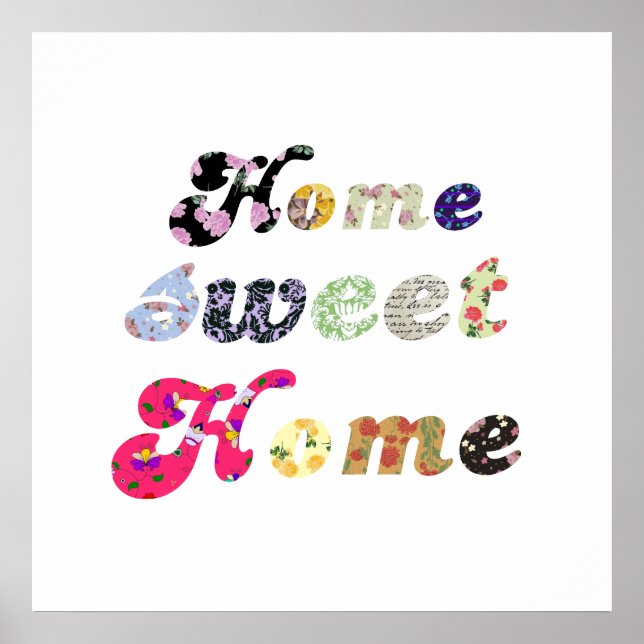 Póster Hogar dulce hogar (Frente)