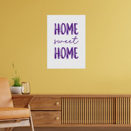 Póster Hogar dulce hogar