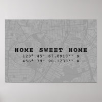 Hogar dulce hogar | Coordenadas de mapas y Persona