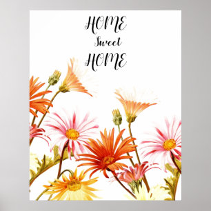 Póster Hogar dulce hogar Daisy Wallart Poster
