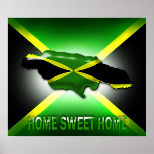 Póster Hogar Dulce Hogar Jamaica Gran Poster Imprimir