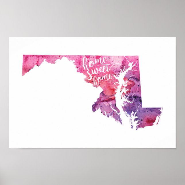 Póster Hogar Dulce Hogar Maryland (Frente)