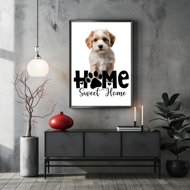 Póster Hogar Dulce Hogar Perro (Home Sweet Home Dog Poster)