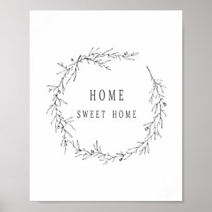 Póster Hogar, dulce Poster, Poster moderno