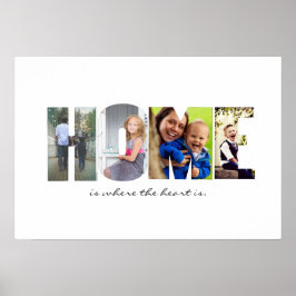Póster HOGAR en sus fotos