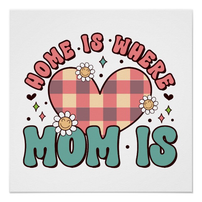 Póster Hogar es donde está mamá (Anverso)