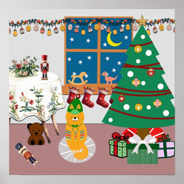 Póster Hogar para el Ilustracion de vacaciones (Frente)