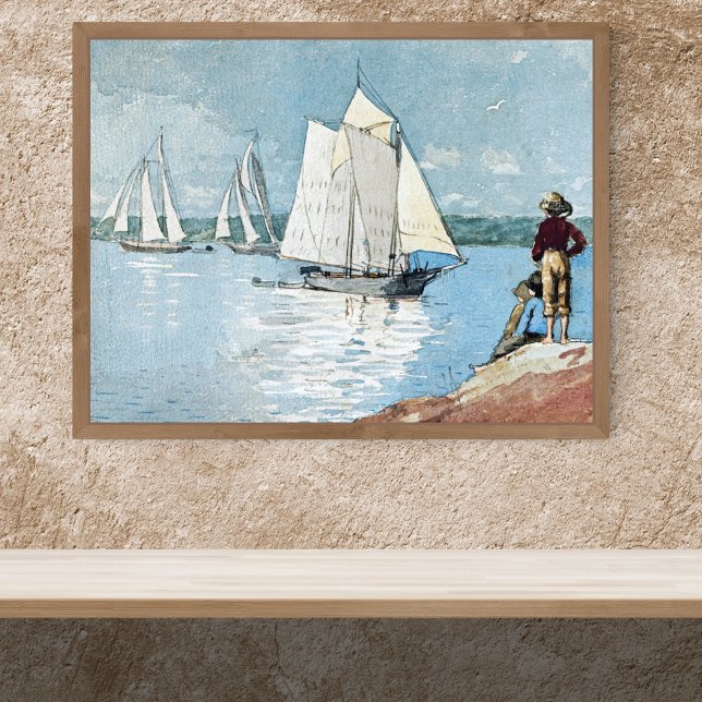 Póster Hogar Winslow de Clear Vailing Harbor (Subido por el creador)