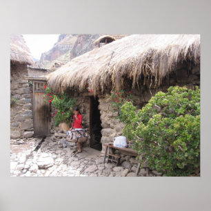 Póster Hogares de Perú