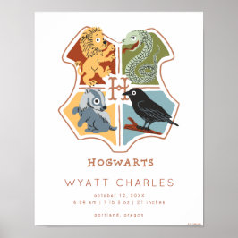 Póster HOGWARTS™ Personalizado Baby Stats Poster
