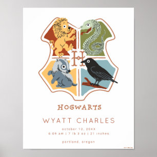 Póster HOGWARTS™ Personalizado Baby Stats Poster