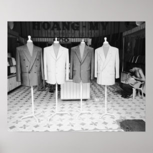 Póster Hoi An Vietnam, trajes a medida para llevar