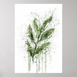 Póster Hoja de Ceniza