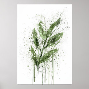 Póster Hoja de Ceniza
