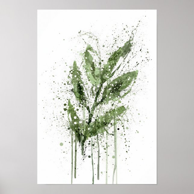 Póster Hoja de Ceniza (Frente)