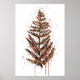 Póster Hoja de Helecho