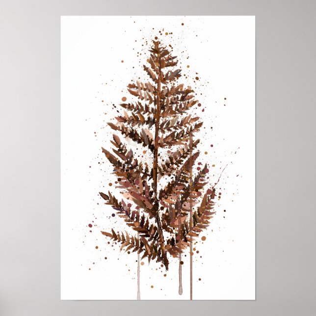 Póster Hoja de Helecho (Frente)