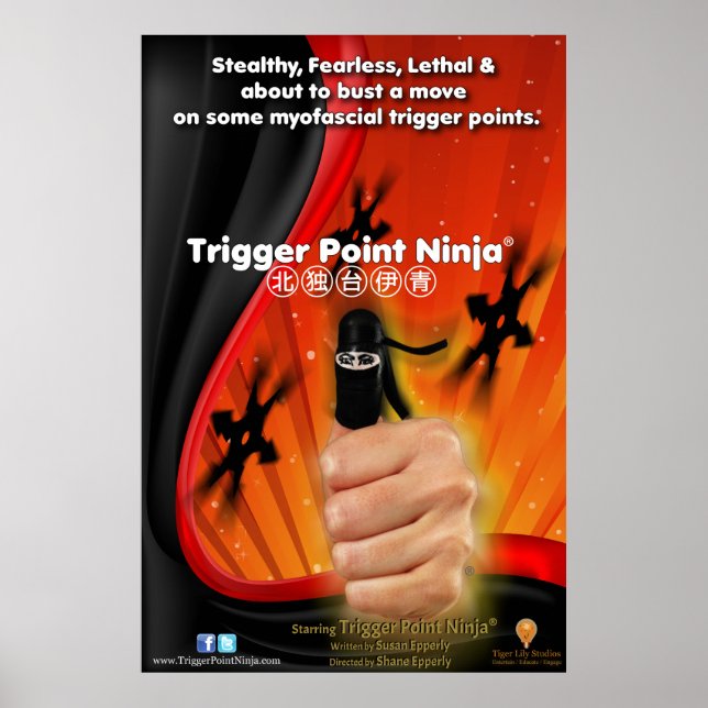Póster Hoja de punto de activación Ninja® 1 (Frente)