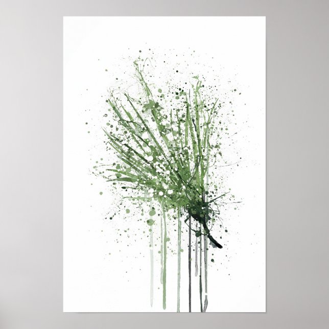 Póster Hoja de Ventilador (Frente)