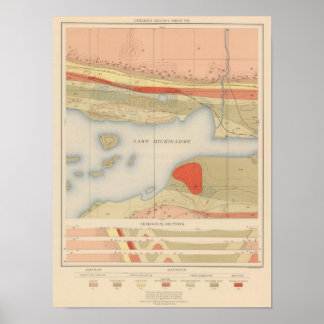 Póster Hoja detallada de geología VIII
