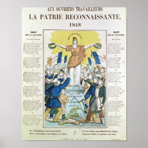 Póster hoja lírica para una canción dedicada a