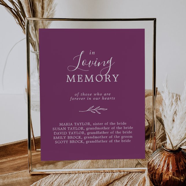 Póster Hoja mínima | Memorial de Berry In Love Memory (Subido por el creador)