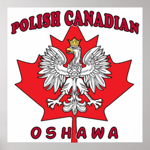 Póster Hoja polaca canadiense de Oshawa