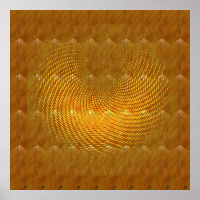 Póster Hojas aladas #4 (Frente)