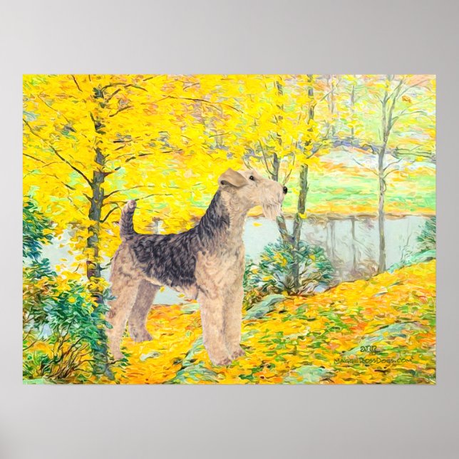 Póster Hojas Amarillas (Frente)