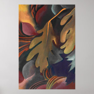Póster Hojas Bajo el Agua Georgia O'Keeffe