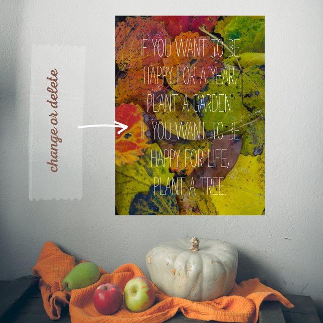 Póster Hojas coloridas después de la lluvia (Subido por el creador)