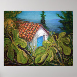 Póster Hojas de higo